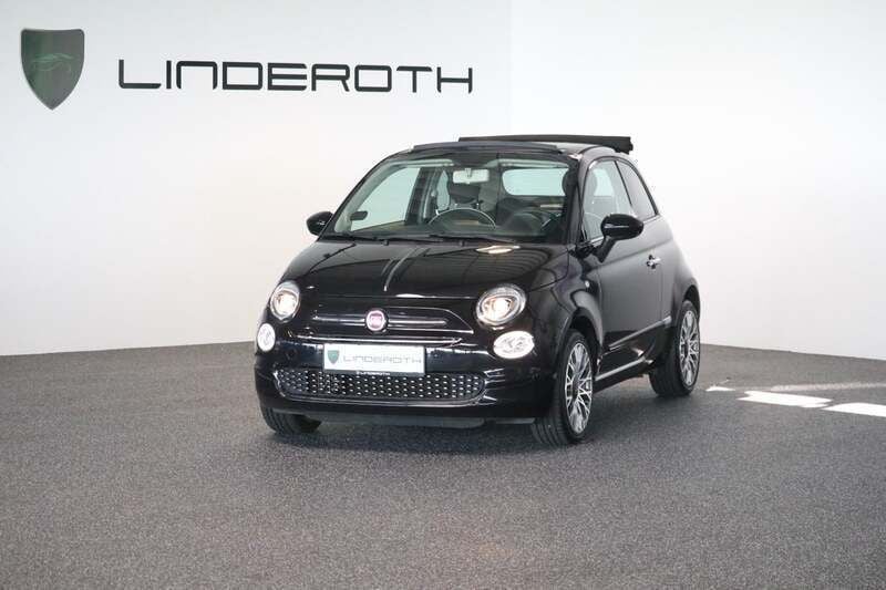 Sortmetal Brugt 2018 Fiat 500C Lounge Cabriolet | 85.000 kr. (God pris) - Billede 1/4