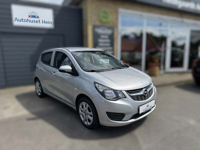 Sølvmetal Brugt 2015 Opel Karl Enjoy Hatchback | 49.800 kr. (Fair pris) - Billede 1/4