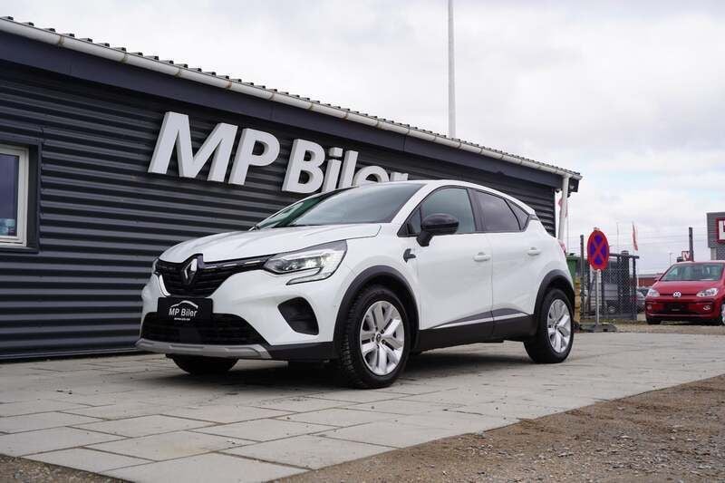 Hvid Brugt 2021 Renault Captur Zen SUV | 109.900 kr. - Billede 1/4