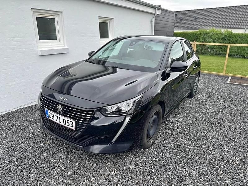 Brugt Peugeot 208 75 HK (55 kW) 2020 Sort Hatchback
