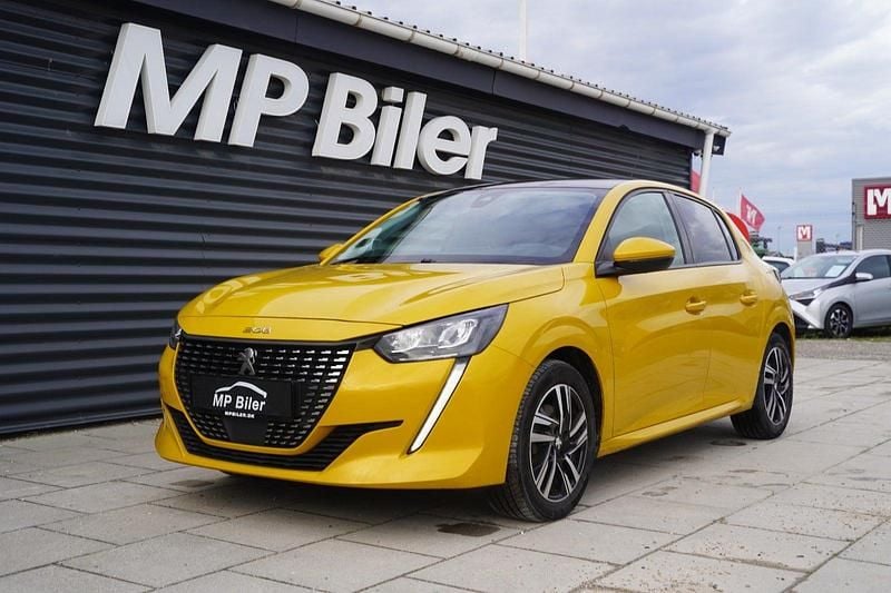 Gul Brugt 2020 Peugeot 208 Allure Sky Hatchback | 119.700 kr. (Fair pris) - Billede 1/4