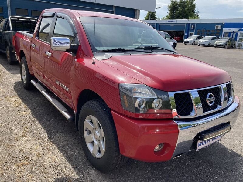 Brugt Nissan Titan 305 HK (224 kW) 2006 Rød Afhentning