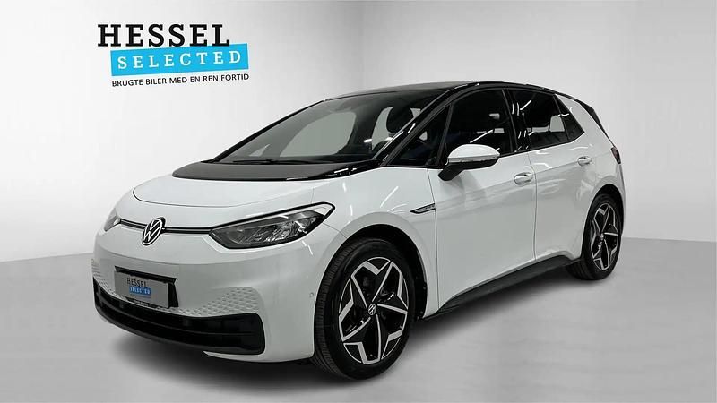 Blanco nevada Brugt 2023 VW ID.3 Pro Hatchback | 229.900 kr. (Dyr) - Billede 1/4