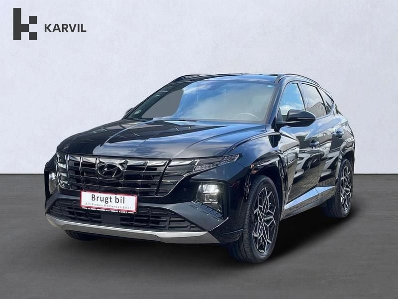 Phantom black Brugt 2021 Hyundai Tucson N Line SUV | 264.900 kr. (Fair pris) - Billede 1/4