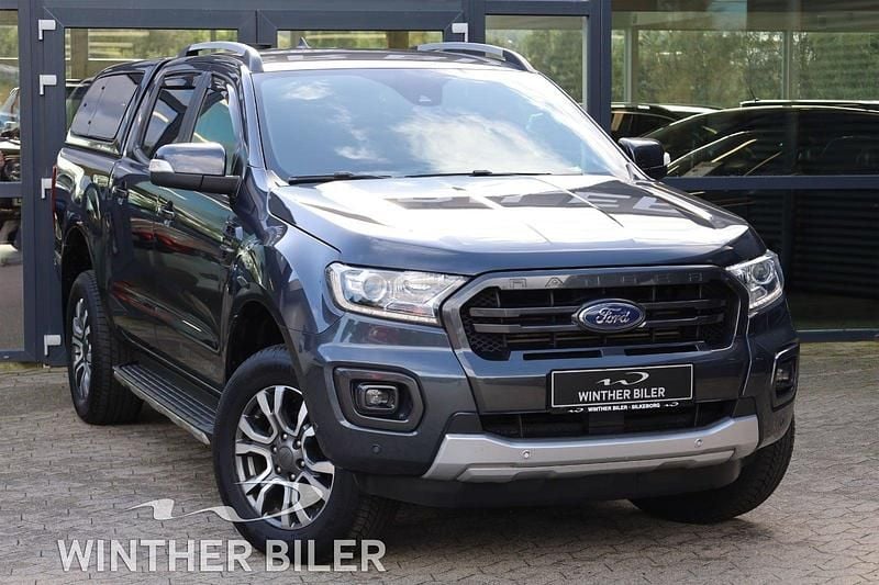 Grå Brugt 2020 Ford Ranger Wildtrack Afhentning | 234.900 kr. - Billede 1/4