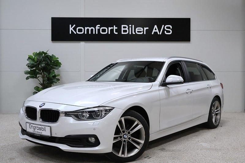 Hvid Brugt 2017 BMW 320 Advantage Sedan | 149.800 kr. (Lidt for dyr) - Billede 1/4