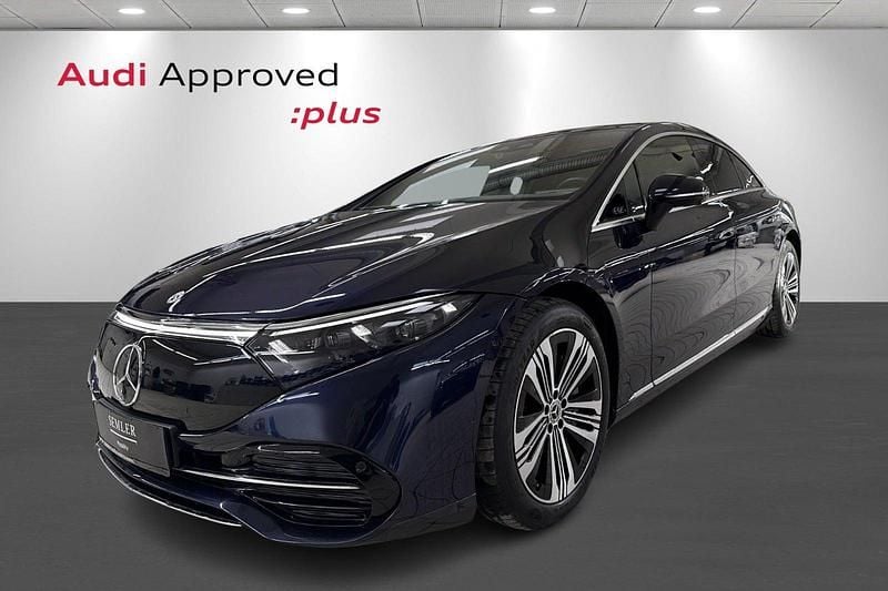 Mørkblåmetal Brugt 2022 Mercedes EQS350 Sedan | 529.900 kr. - Billede 1/4