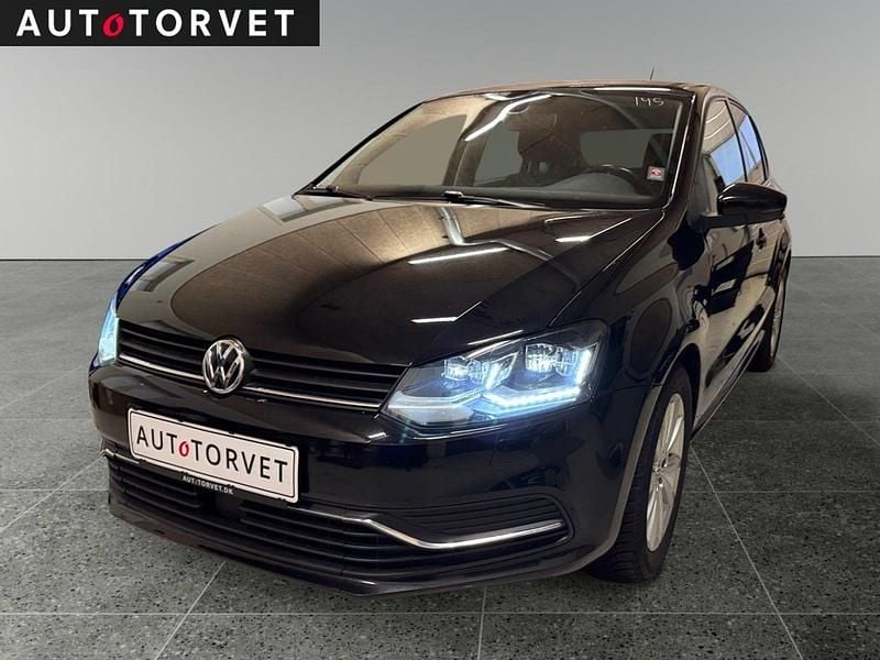 Sort Brugt 2017 VW Polo Comfortline Hatchback | 104.700 kr. (God pris) - Billede 1/4