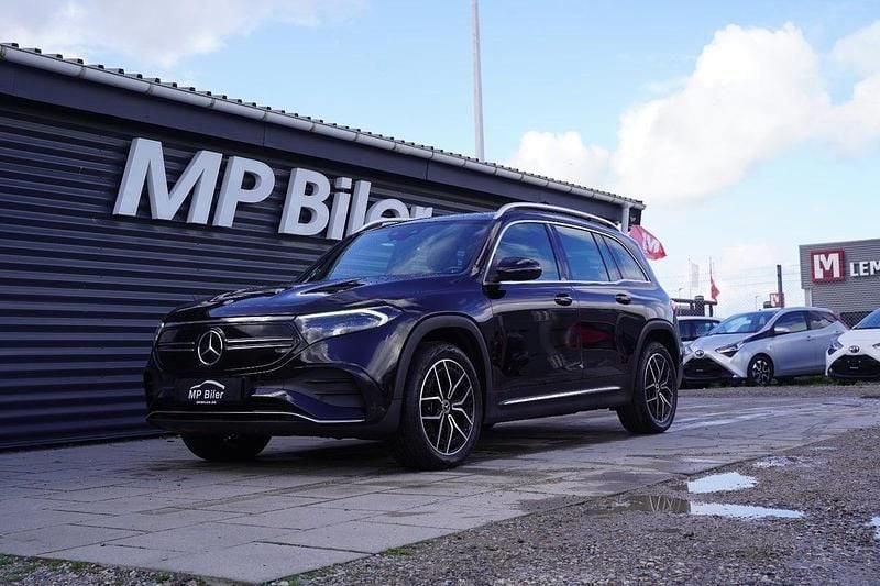 Sortmetal Brugt 2023 Mercedes EQB250 AMG line SUV | 269.900 kr. (Fair pris) - Billede 1/4