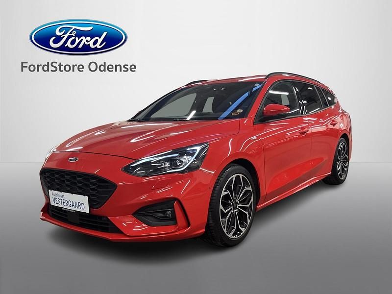 Rød Brugt 2020 Ford Focus ST-Line Stationcar | 199.600 kr. (Fair pris) - Billede 1/4