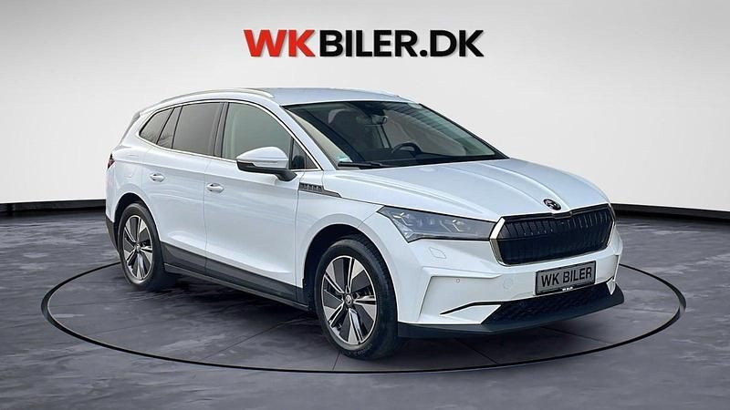 Hvid Brugt 2024 Skoda Enyaq iV SUV | 319.800 kr. - Billede 1/4
