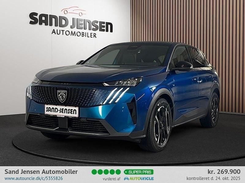 Gråmetal Ny 2024 Peugeot e-3008 Allure SUV | 269.900 kr. (Super pris) - Billede 1/4