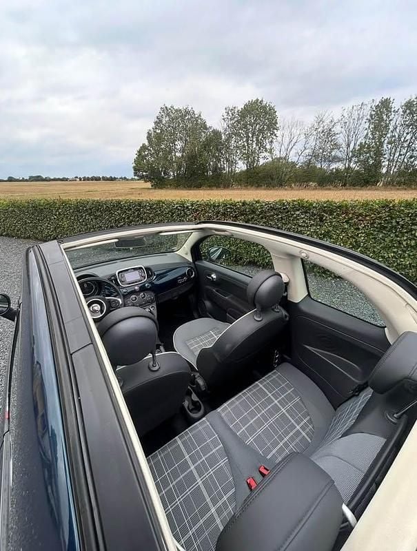 Brugt Fiat 500C 80 HK (58 kW) 2016 Blå Cabriolet
