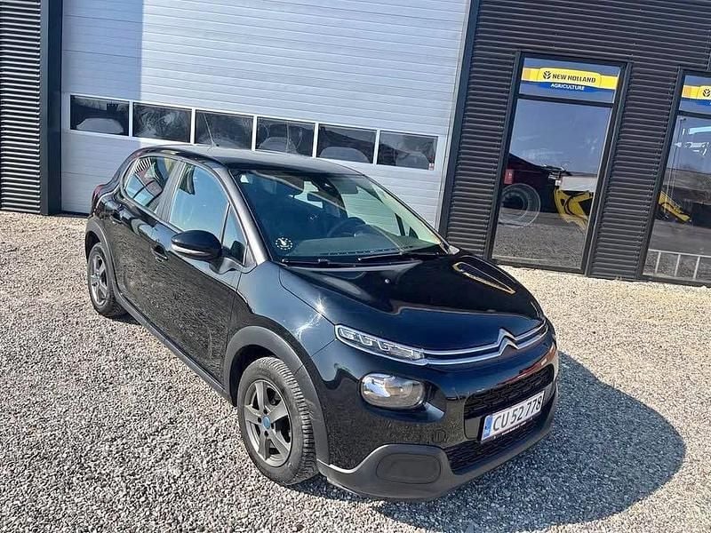 Sort Brugt 2020 Citroën C3 PureTech Hatchback | 67.000 kr. (God pris) - Billede 1/4
