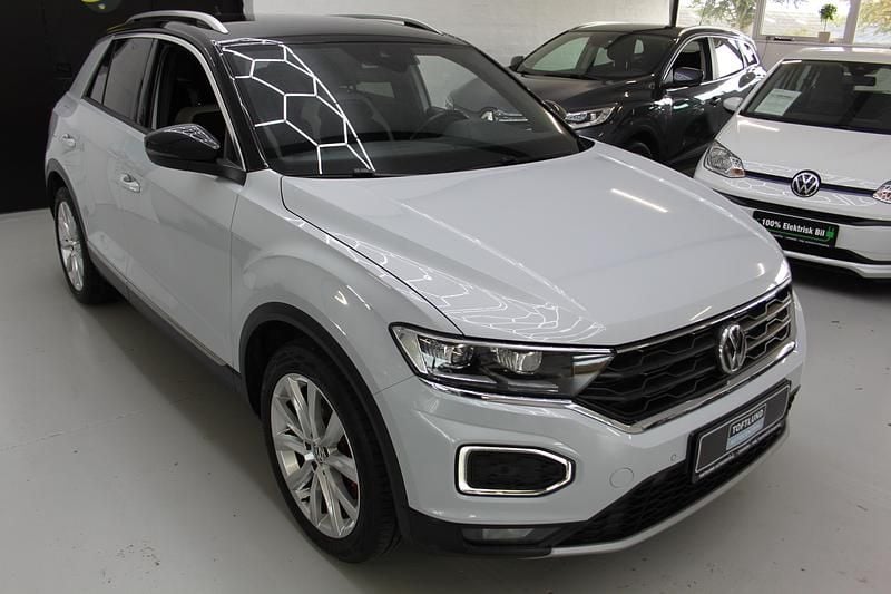 Hvid Brugt 2020 VW T-Roc Sport SUV | 174.900 kr. (God pris) - Billede 1/1