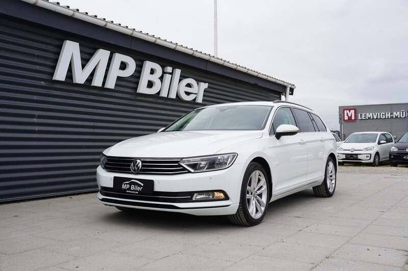 Hvid Brugt 2018 VW Passat Comfortline Premium Stationcar | 159.700 kr. (Fair pris) - Billede 1/4