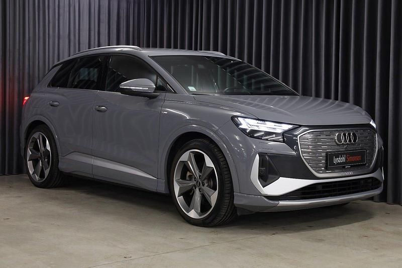 Grå Brugt 2022 Audi Q4 e-tron S-Line SUV | 294.900 kr. (Lidt for dyr) - Billede 1/4