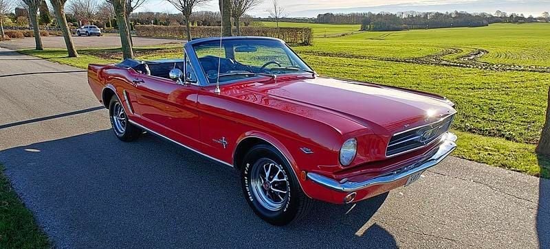 Rød Brugt 1965 Ford Mustang Convertible Cabriolet | 275.000 kr. - Billede 1/4