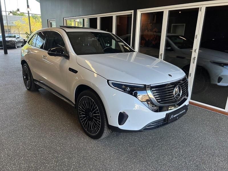 Hvid Brugt 2023 Mercedes EQC400 Electric Art SUV | 479.900 kr. (Fair pris) - Billede 1/4