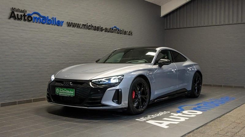 Sølvmetal Brugt 2021 Audi e-tron GT quattro Sedan | 599.900 kr. (God pris) - Billede 1/4