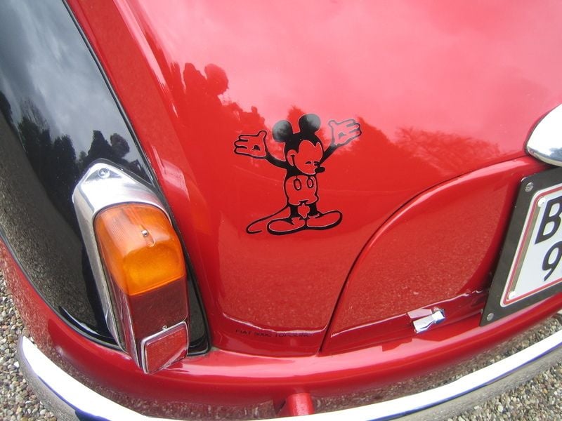 Brugt Fiat 500C 16 HK (11 kW) 1953 Rød Cabriolet