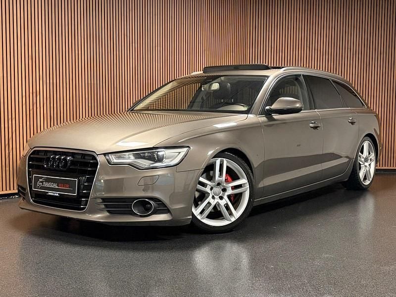 Hvid Brugt 2014 Audi A6 S-Line Stationcar | 149.995 kr. (God pris) - Billede 1/4
