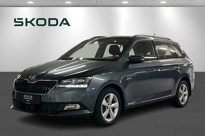 Gråmetal Brugt 2019 Skoda Fabia Ambition Hatchback | 164.900 kr. (Dyr) - Billede 1/4