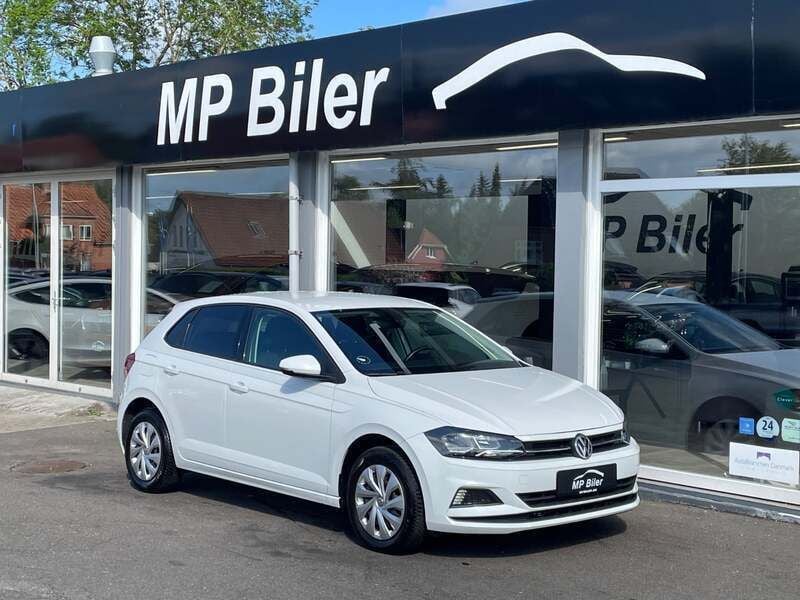 Hvid Brugt 2019 VW Polo Comfortline Hatchback | 148.900 kr. (Fair pris) - Billede 1/4