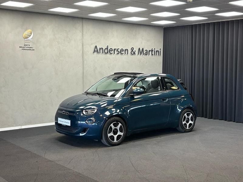Grøn Brugt 2021 Fiat 500e Passion Cabriolet | 124.800 kr. (Fair pris) - Billede 1/4