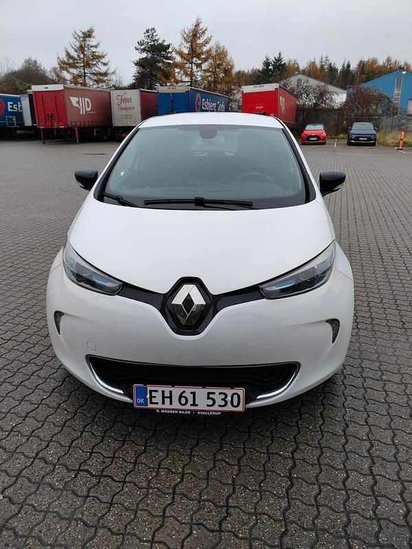 Hvid Brugt 2018 Renault Zoe Intens Hatchback | 68.000 kr. - Billede 1/8