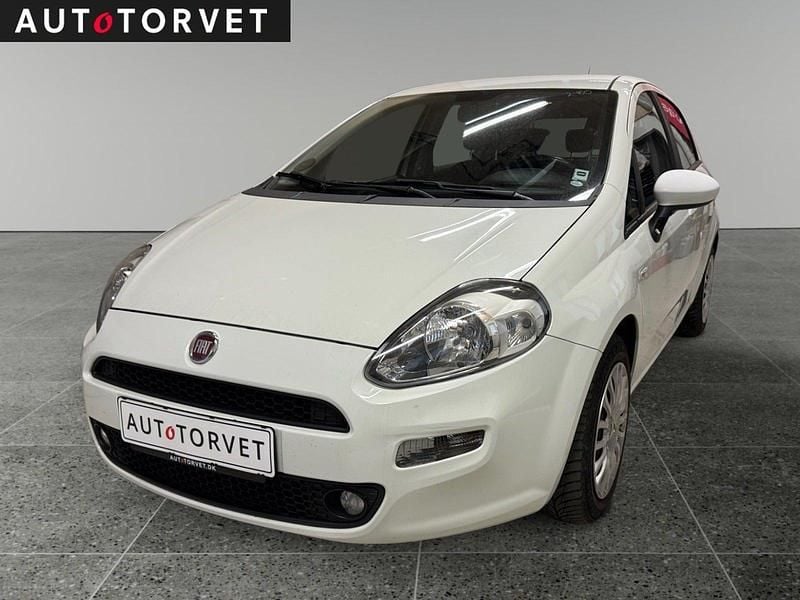 Hvid Brugt 2014 Fiat Punto Active Hatchback | 29.700 kr. (God pris) - Billede 1/4