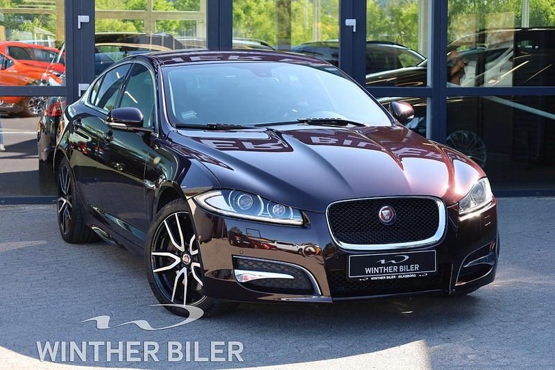 Bordeauxmetal Brugt 2014 Jaguar XF Luxury Sedan | 299.900 kr. - Billede 1/4