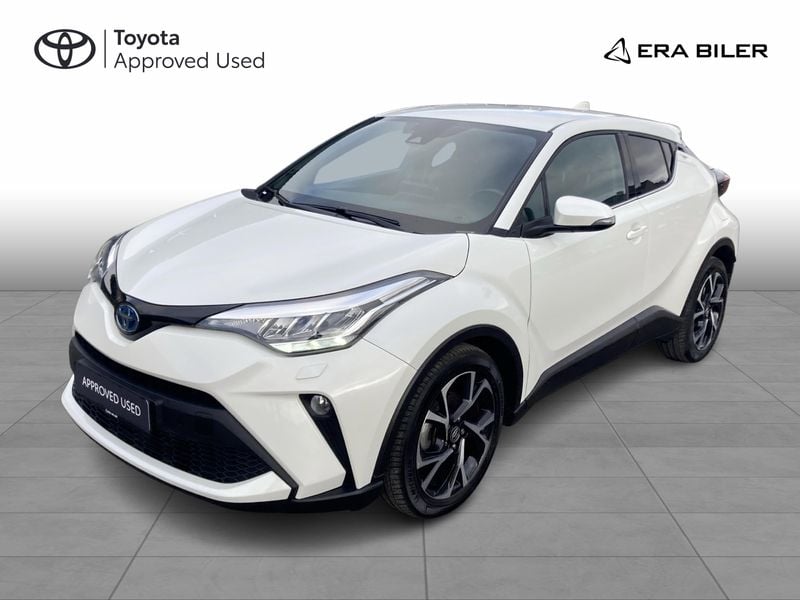 Pearl white Brugt 2021 Toyota C-HR Multidrive S SUV | 214.900 kr. (God pris) - Billede 1/3
