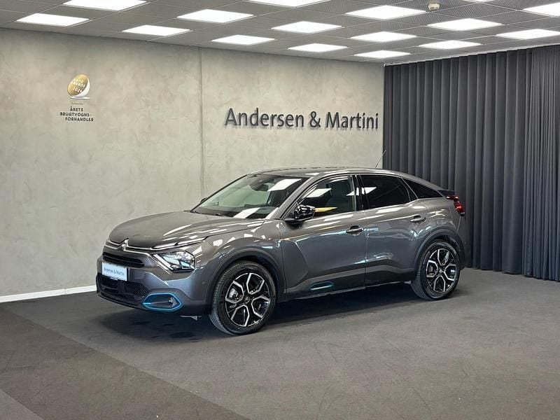 Grå Brugt 2022 Citroën e-C4 Shine Hatchback | 143.900 kr. (Fair pris) - Billede 1/4