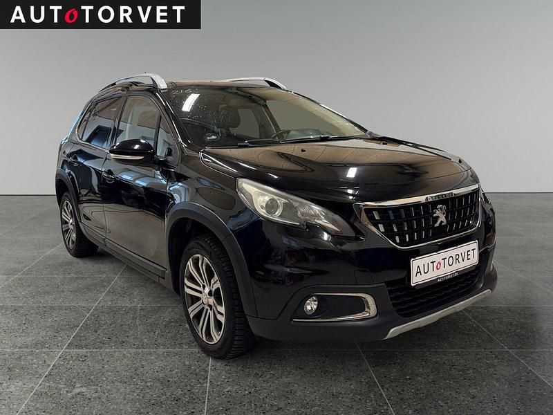 Brugt Peugeot 2008 Desire Sky 100 HK (73 kW) 2017 Sort SUV