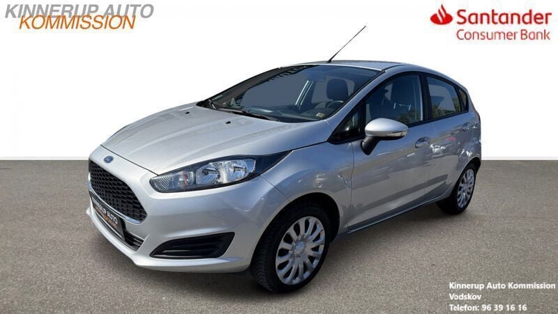 Sølv Brugt 2016 Ford Fiesta Trend+ Hatchback | 54.900 kr. (Fair pris) - Billede 1/4