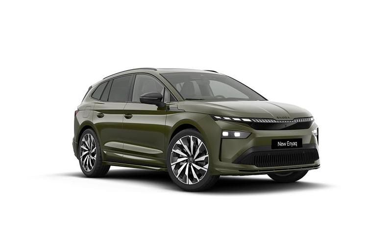 Grønmetal Ny 2026 Skoda Enyaq iV SportLine SUV | 447.258 kr. (Dyr) - Billede 1/4