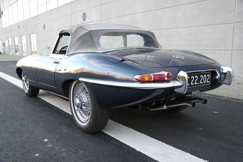 Brugt Jaguar E-Type S 265 HK (194 kW) 1966 Blå