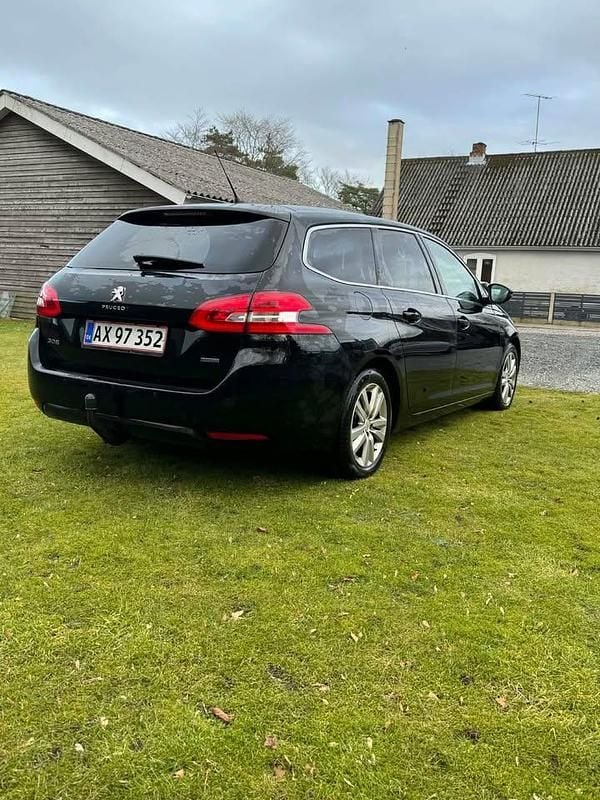 Brugt Peugeot 308 120 HK (88 kW) 2015 Sort Stationcar