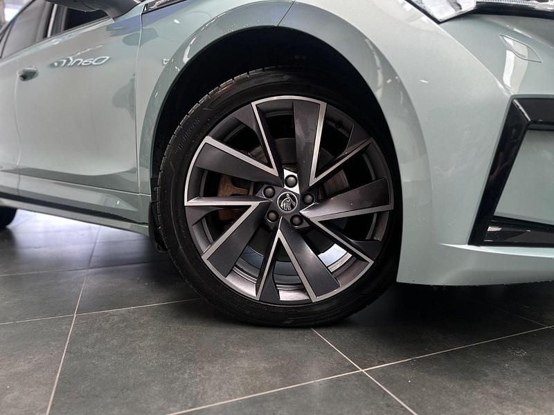 Brugt Skoda Enyaq iV SportLine 150 kW (204 HK) 2021 Sølvmetal SUV