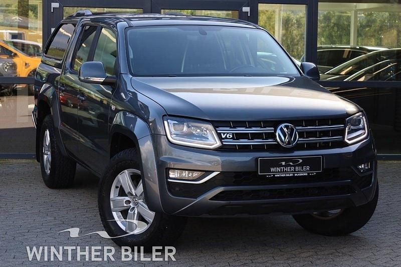 Grå Brugt 2017 VW Amarok Highline Afhentning | 159.900 kr. - Billede 1/4