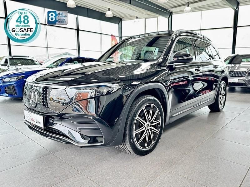 Sortmetal Brugt 2024 Mercedes EQB250+ AMG line SUV | 369.700 kr. - Billede 1/4