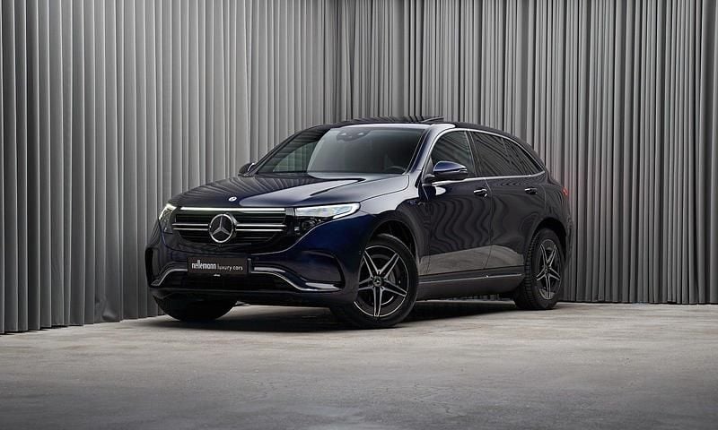 Blåmetal Brugt 2020 Mercedes EQC400 AMG line SUV | 358.000 kr. (Fair pris) - Billede 1/4