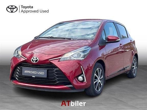 Tokyo red metal Brugt 2018 Toyota Yaris T3 Hatchback | 124.900 kr. (Fair pris) - Billede 1/4
