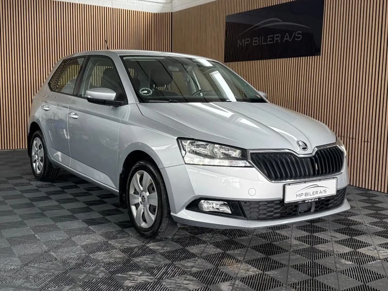 Sølvmetal Brugt 2020 Skoda Fabia Ambition Hatchback | 96.900 kr. (Fair pris) - Billede 1/4