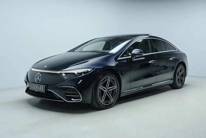 Blå Brugt 2023 Mercedes EQS450+ AMG line | 734.900 kr. (God pris) - Billede 1/4