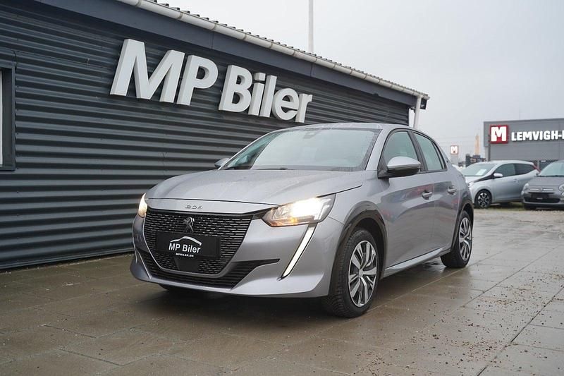 Sølvmetal Brugt 2020 Peugeot e-208 Allure Hatchback | 114.900 kr. (Fair pris) - Billede 1/4