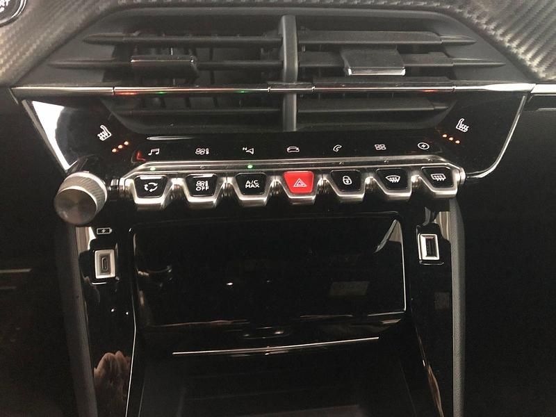 Brugt Peugeot e-208 GT-line 100 kW (136 HK) 2021 Sortmetal Hatchback