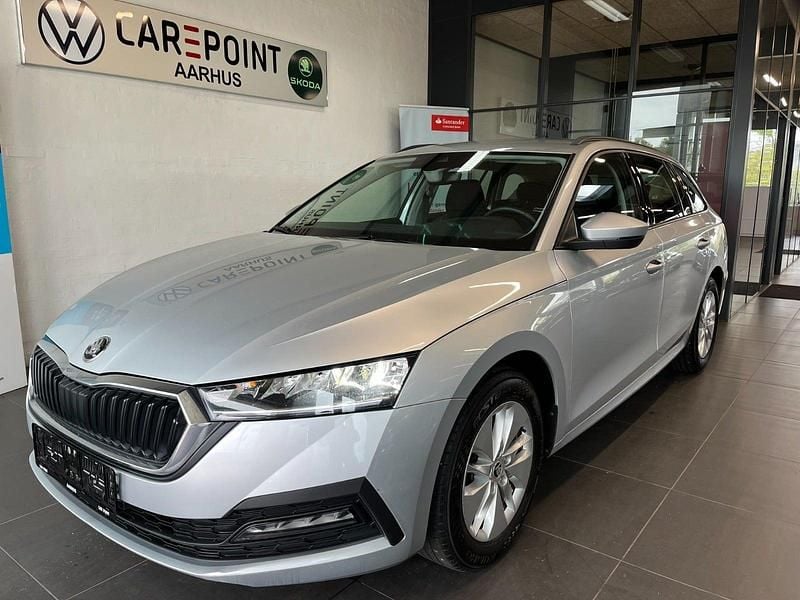 Sølvmetal Brugt 2021 Skoda Octavia Business Line Stationcar | 199.800 kr. (Fair pris) - Billede 1/4