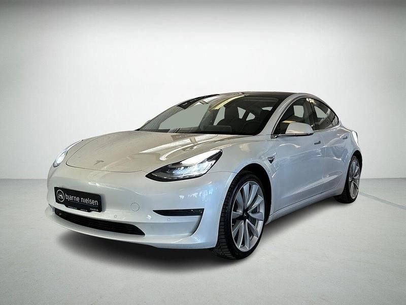 Brugt Tesla Model 3 Long Range AWD 325 kW (442 HK) 2020 Hvidmetal Sedan